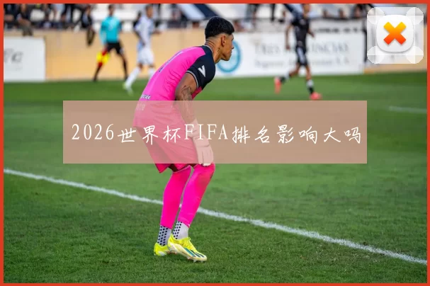 2026世界杯FIFA排名影响大吗